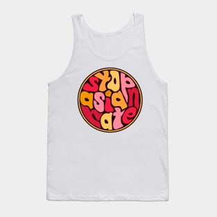 Stop Asian Hate ))(( Asian Lives Matter Design Tank Top